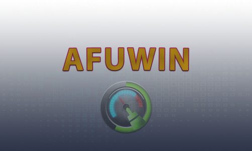 The most successful BIOS flashing tool AFUWIN for PC enthusiasts