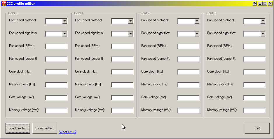 Radeon BIOS Editor Profile