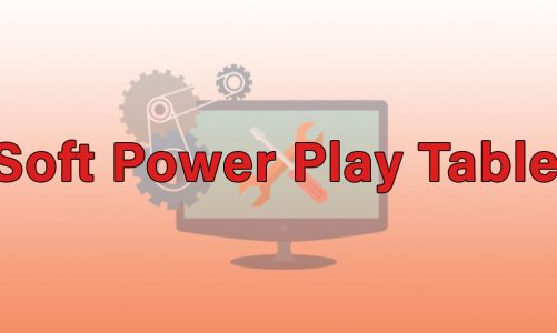 Soft Power Play Table supports users make an informed decision on time